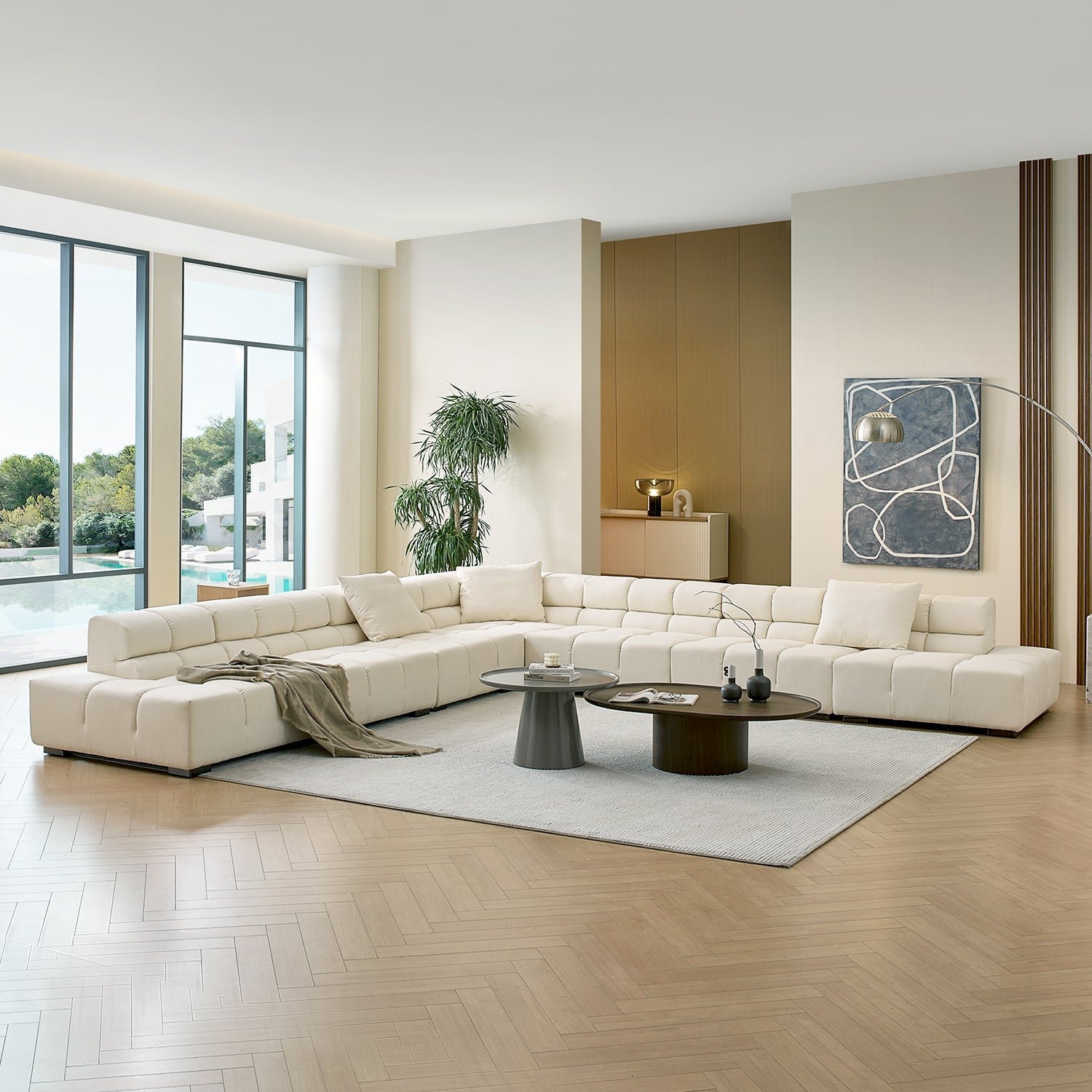 Amora Chaise Sectional Sofa