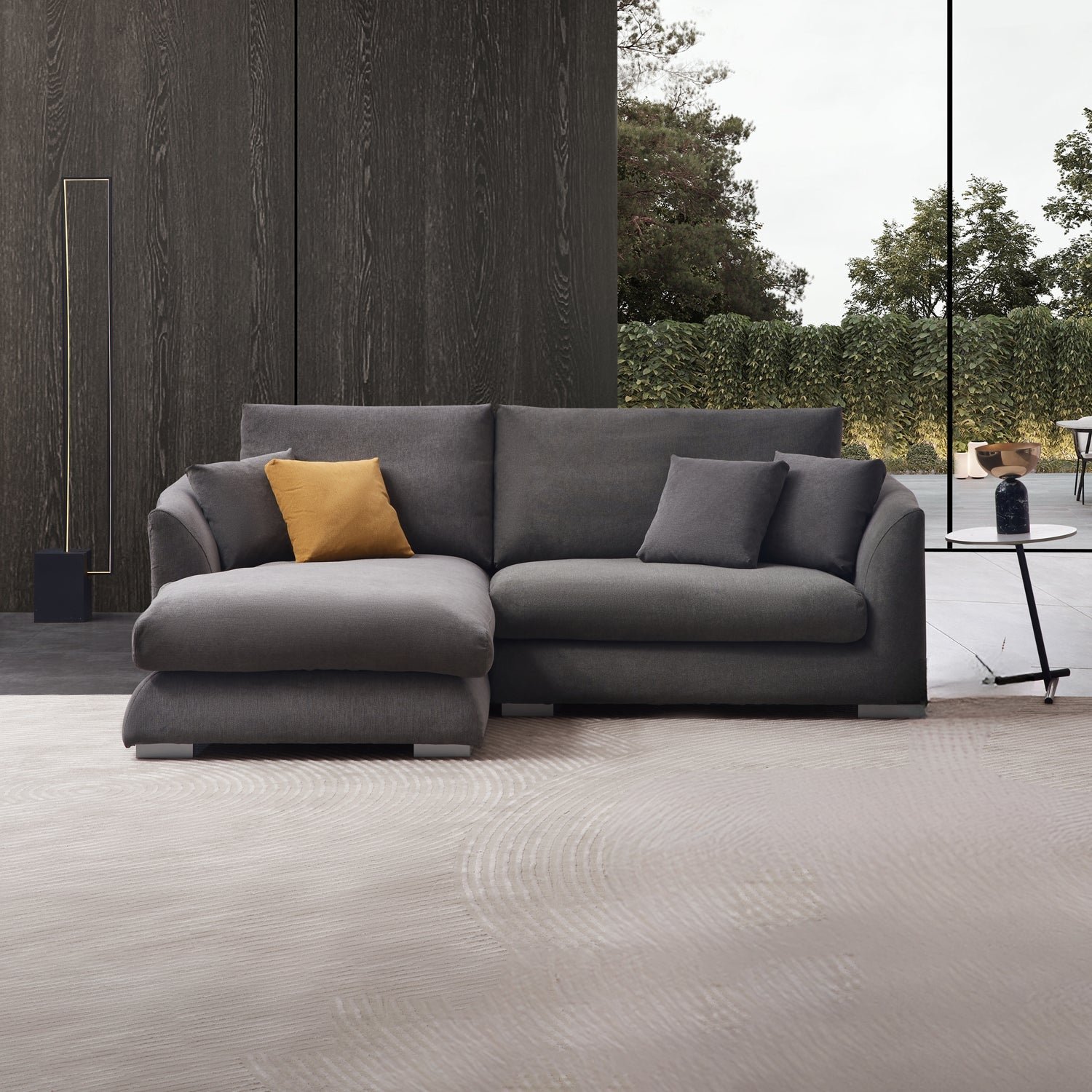 Feathers U Shape Sectional Sofa